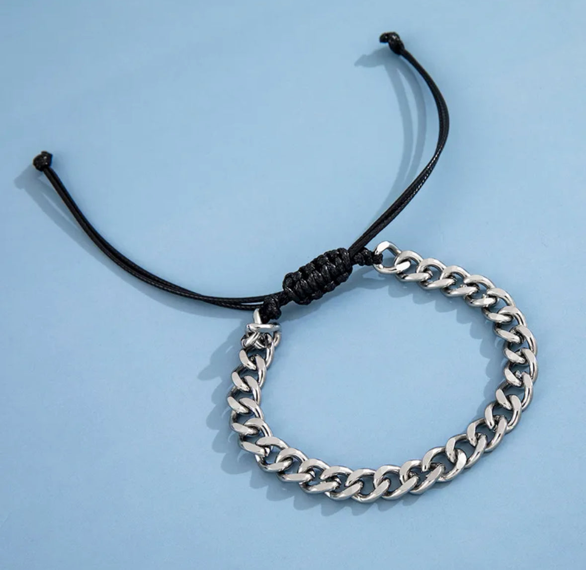B342 Pulsera caballero acero inoxidable ajustable