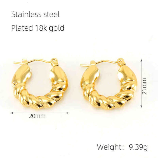 Arracada-E1163-Chica-Acero-Inoxidable-Chapado-En-Oro-18K