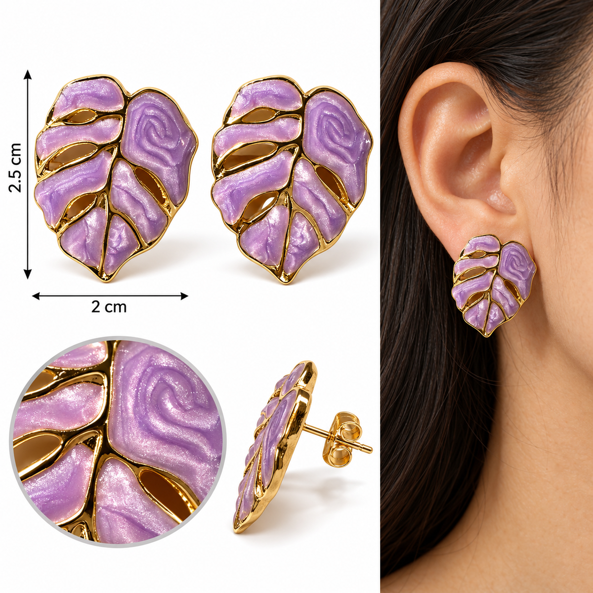 E023 Aretes acero inoxidable 304 esmaltado