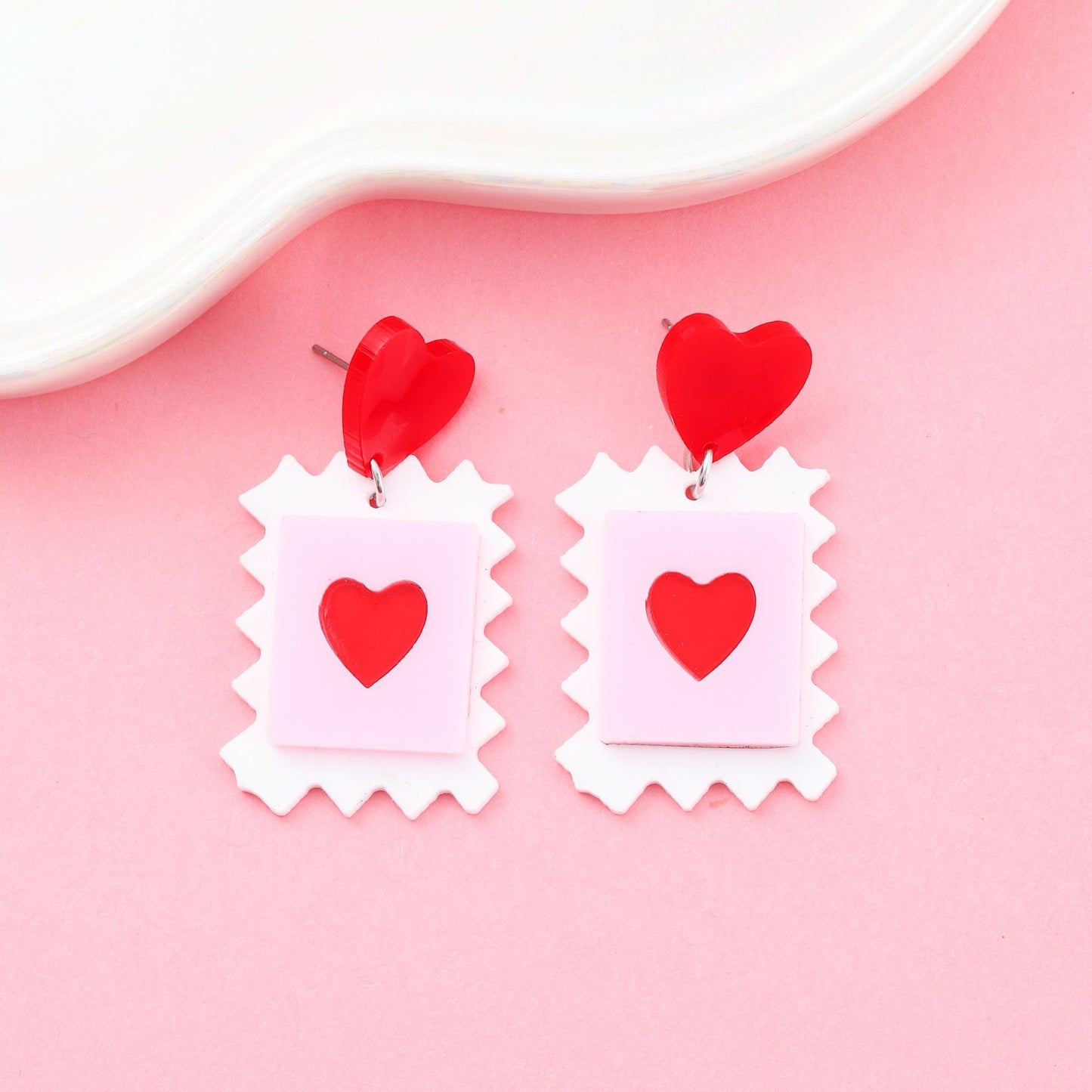 E5205 Aretes corazon san Valentín 4cm