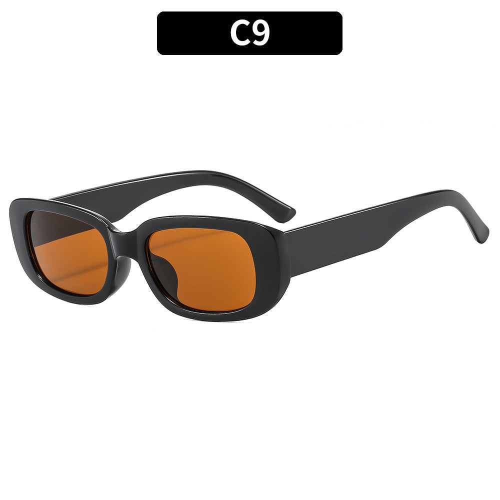 GF55 gafas de sol rectangular lente naranja