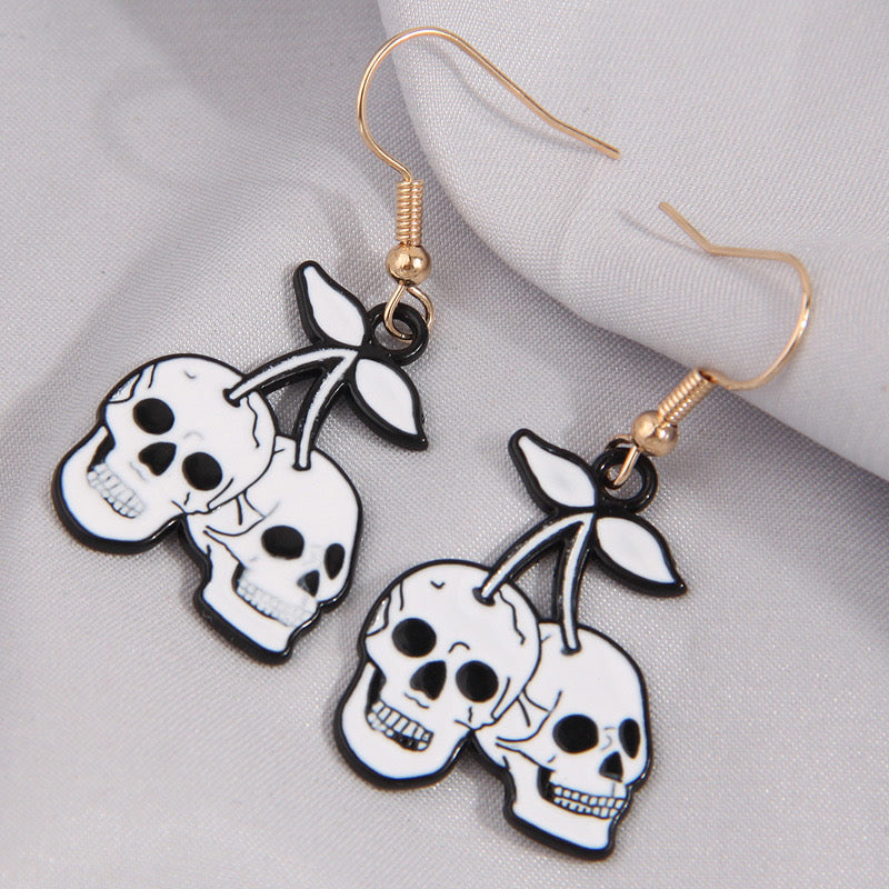 E3793B Cráneo negro día de muertos Halloween 5cm