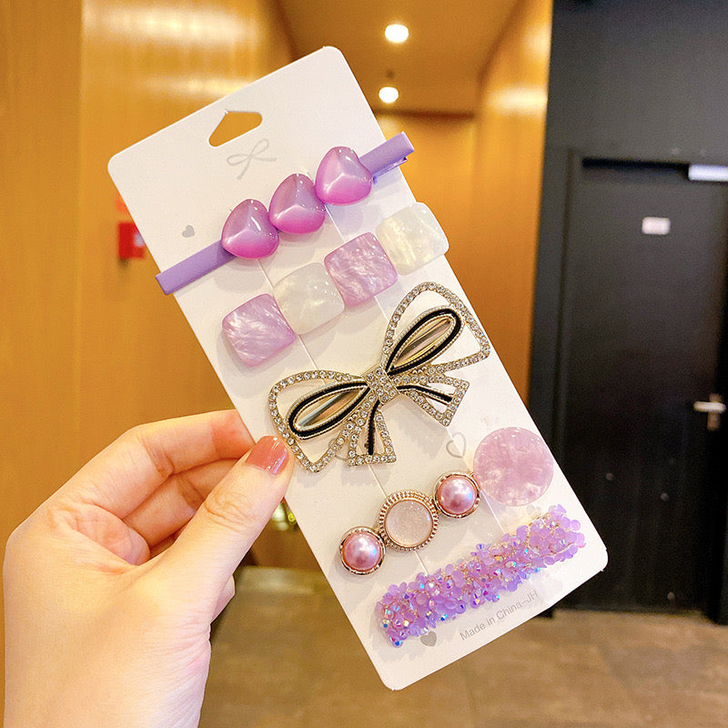 ACS23 conjunto de broche para el cabello hermosos de borlas incluye los que se muestran en la foto