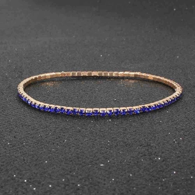 J159 Pulsera Brillante Azul