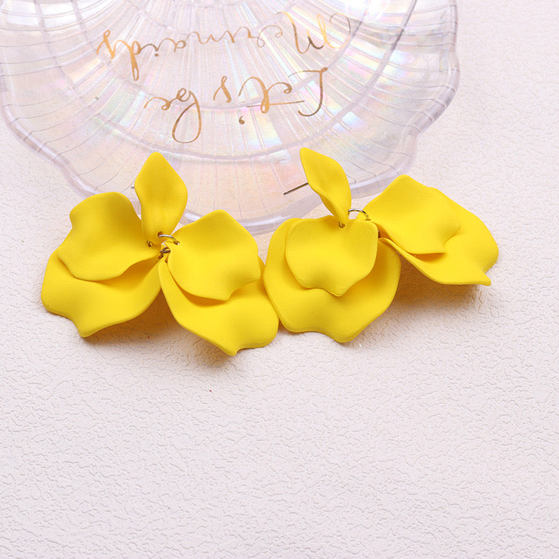 E3644 Pétalo amarillo acrílico 7cm