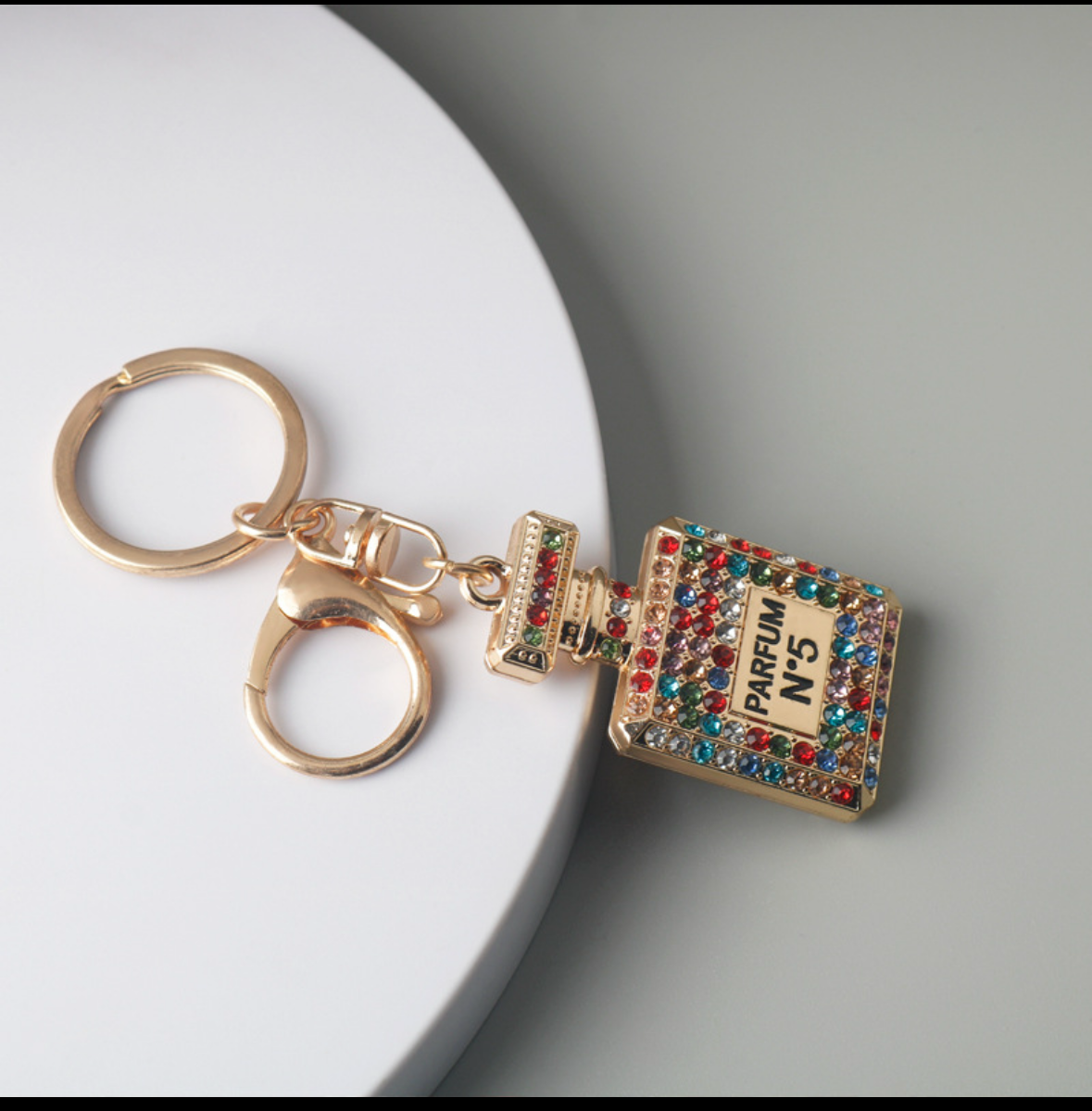 K125 llavero perfume aleación 15cm largo