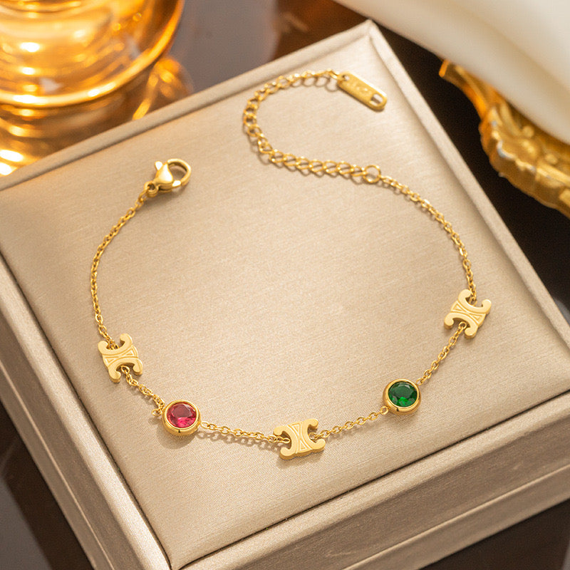 B169 Pulsera acero de titanio