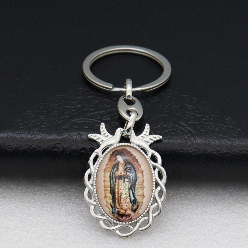 K52 Llavero virgen de Guadalupe aleacion