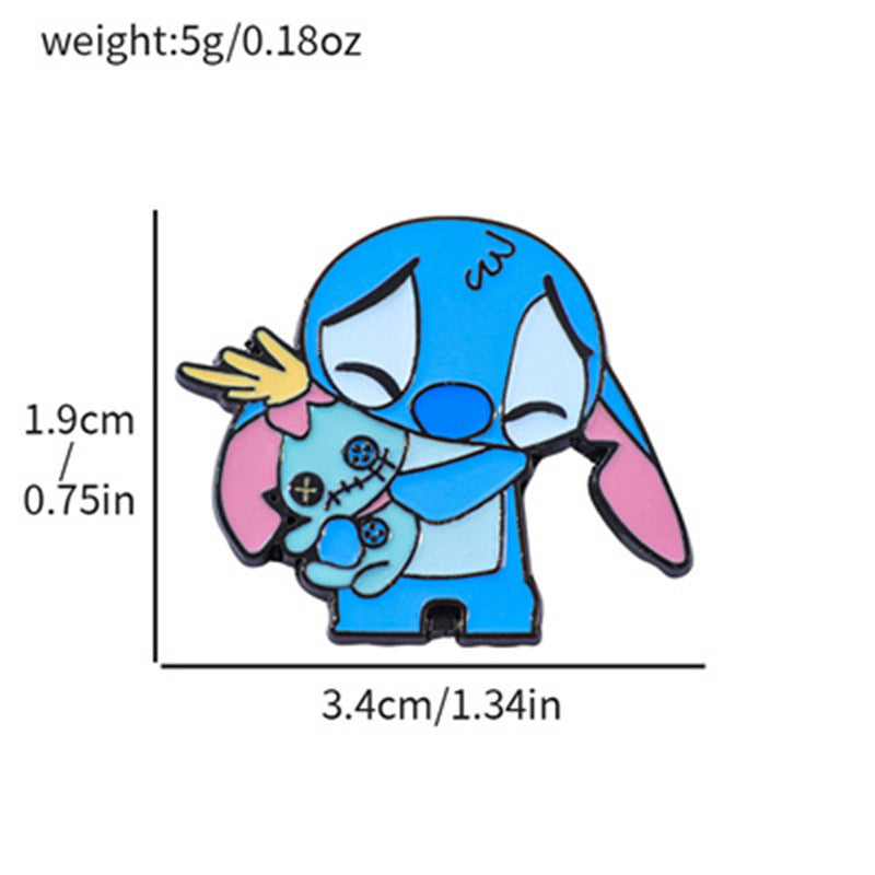 P304 Pin stitch triste aleacion 3cm