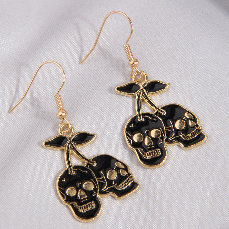 E3793N Cráneo negro día de muertos Halloween 5cm