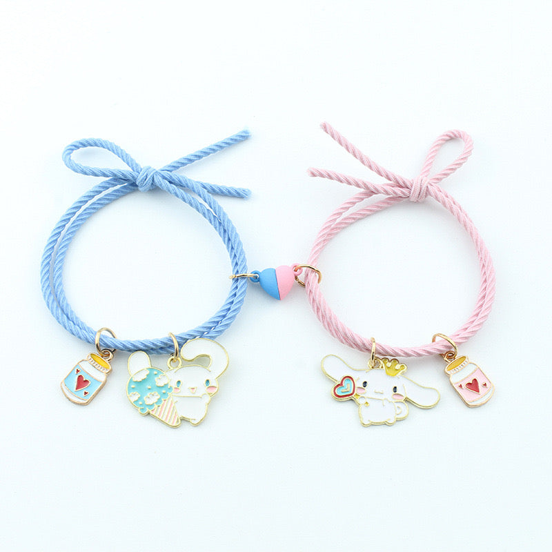 B210 Duo pulsera enamorados gatos