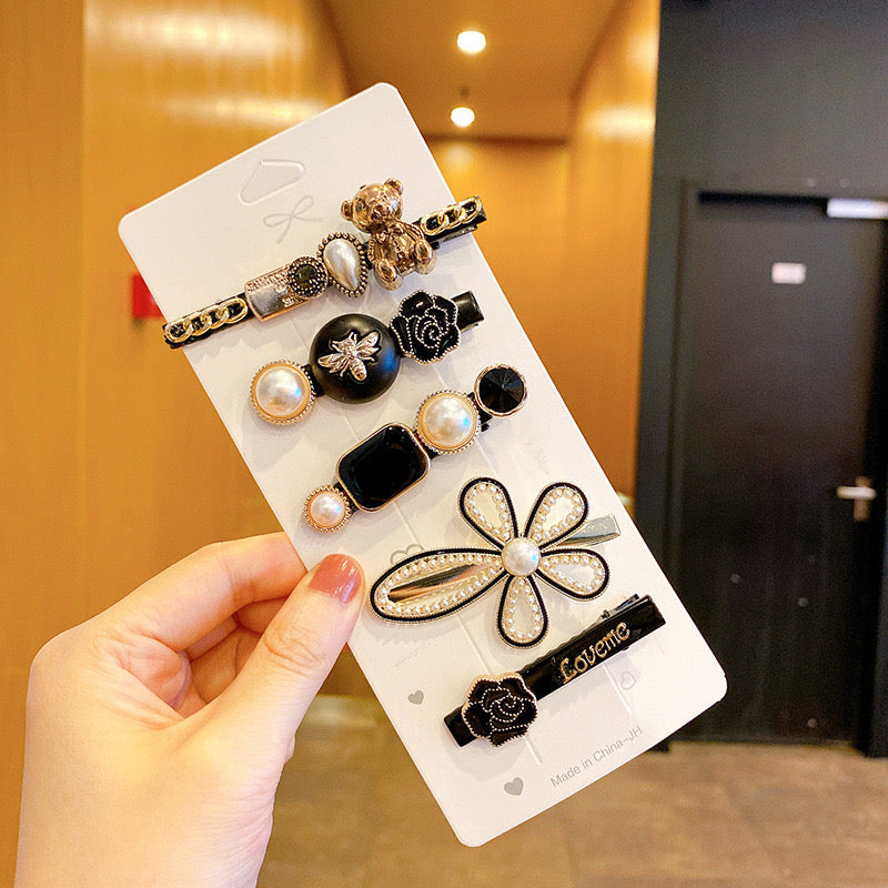 ACS20 conjunto de broche para el cabello hermosos de borlas incluye los que se muestran en la foto