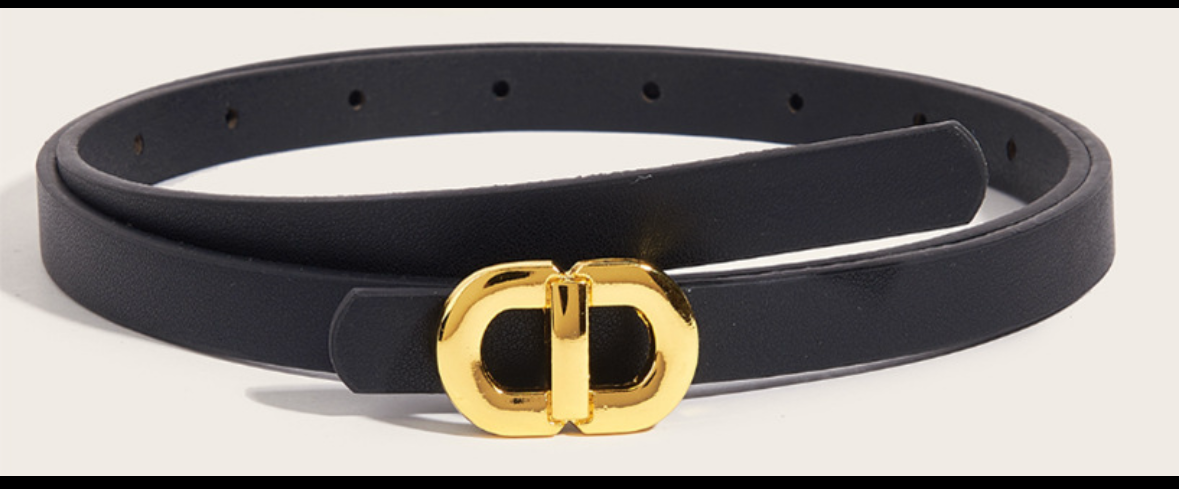 CR84 Cinturón para mujer unitalla cuero sintético