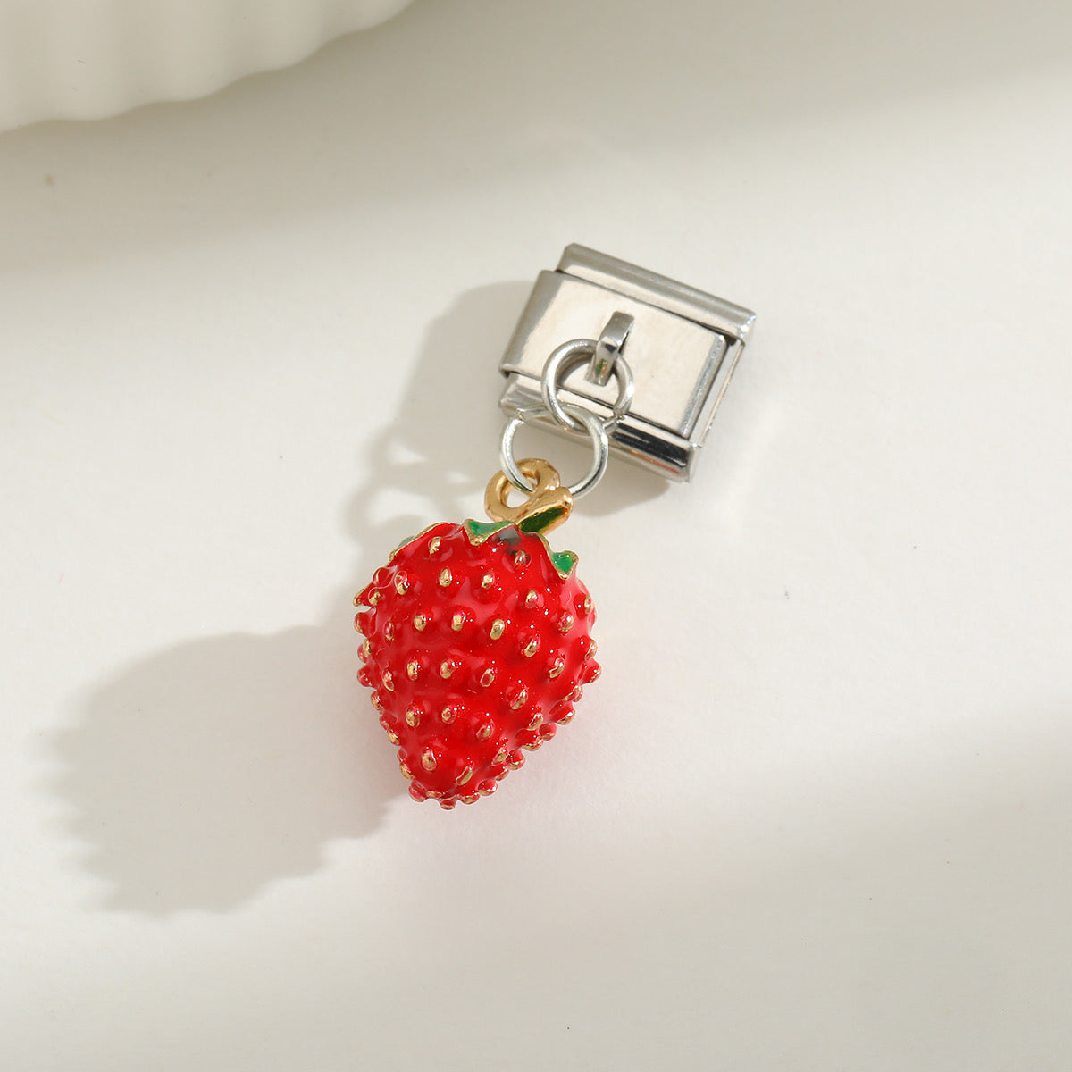 B263 Charm pulsera italiana acero inoxidable 2.5cm