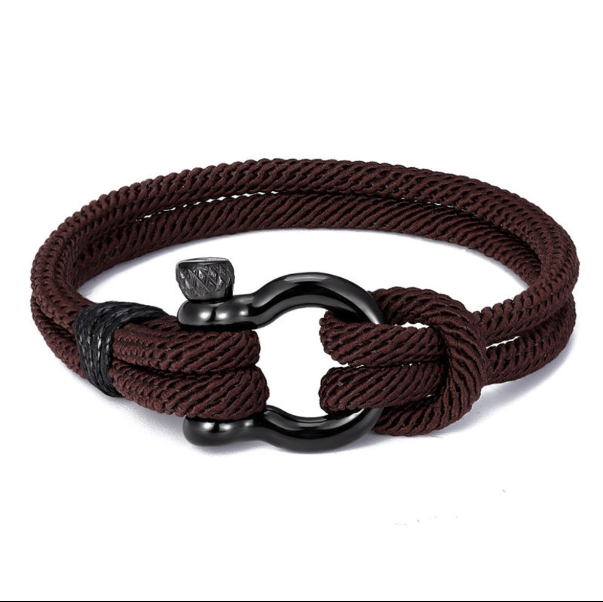 B731 pulsera cafe soga acero inoxidable