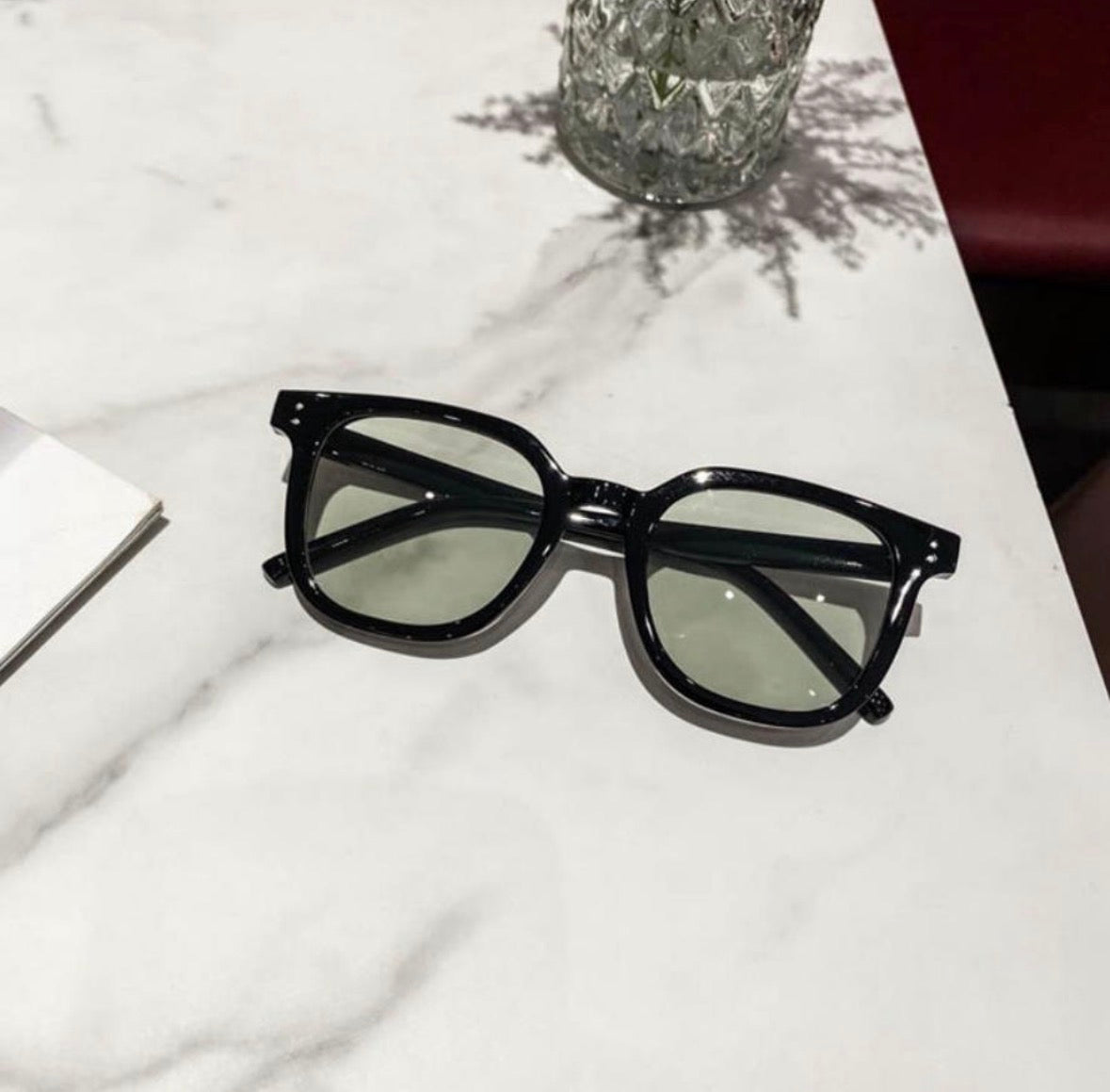 LEN09 Lentes opticas transparentes negros