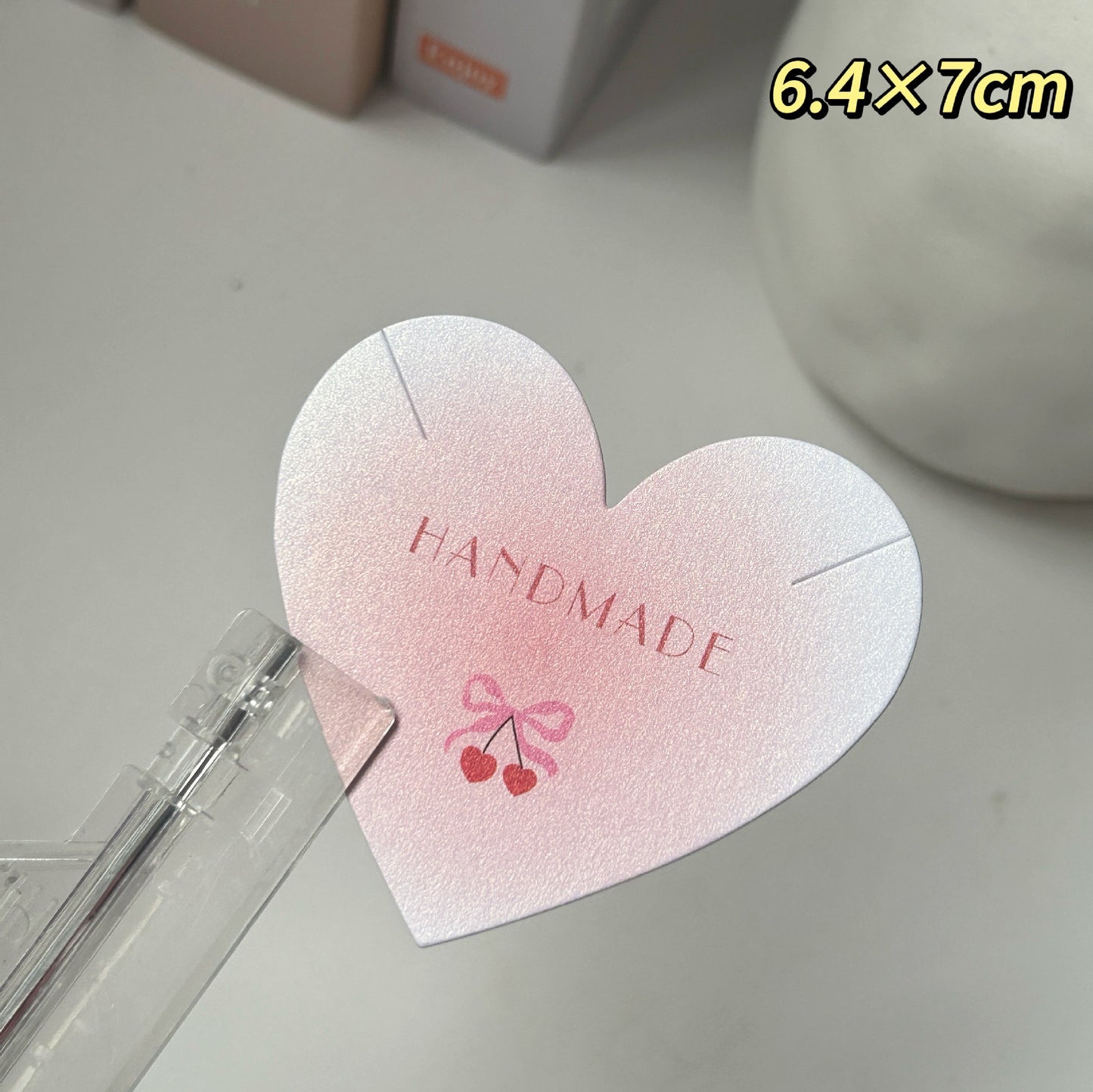 D29 Paquete incluye 10 tarjeta para arete y collar 6.4x7cm