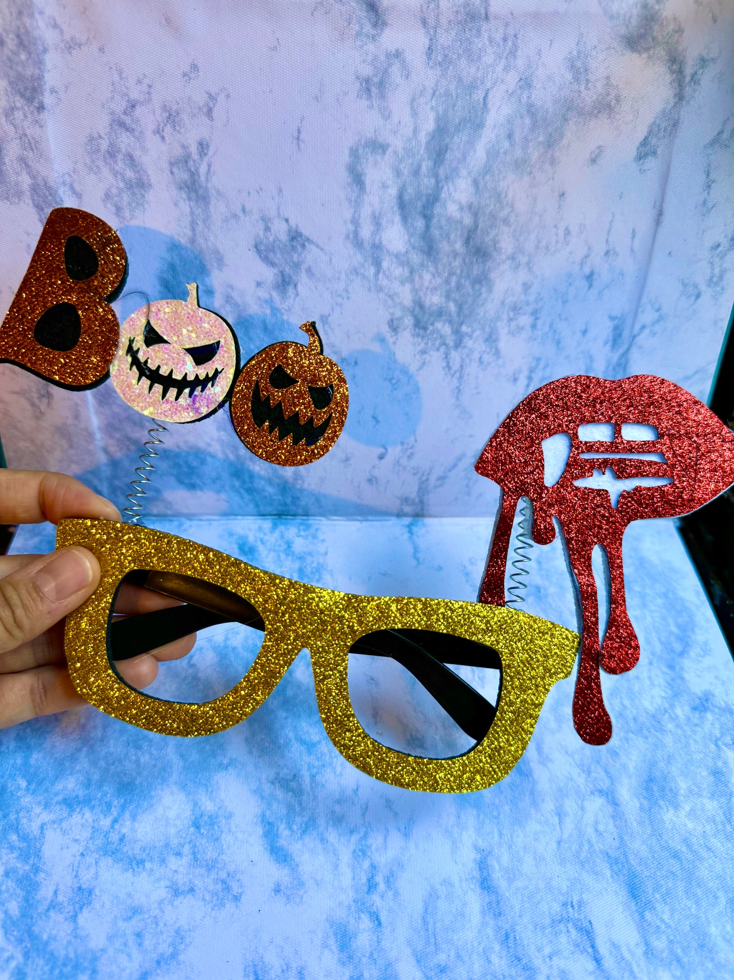 Paquete 6 piezas lentes Halloween adulto/niño