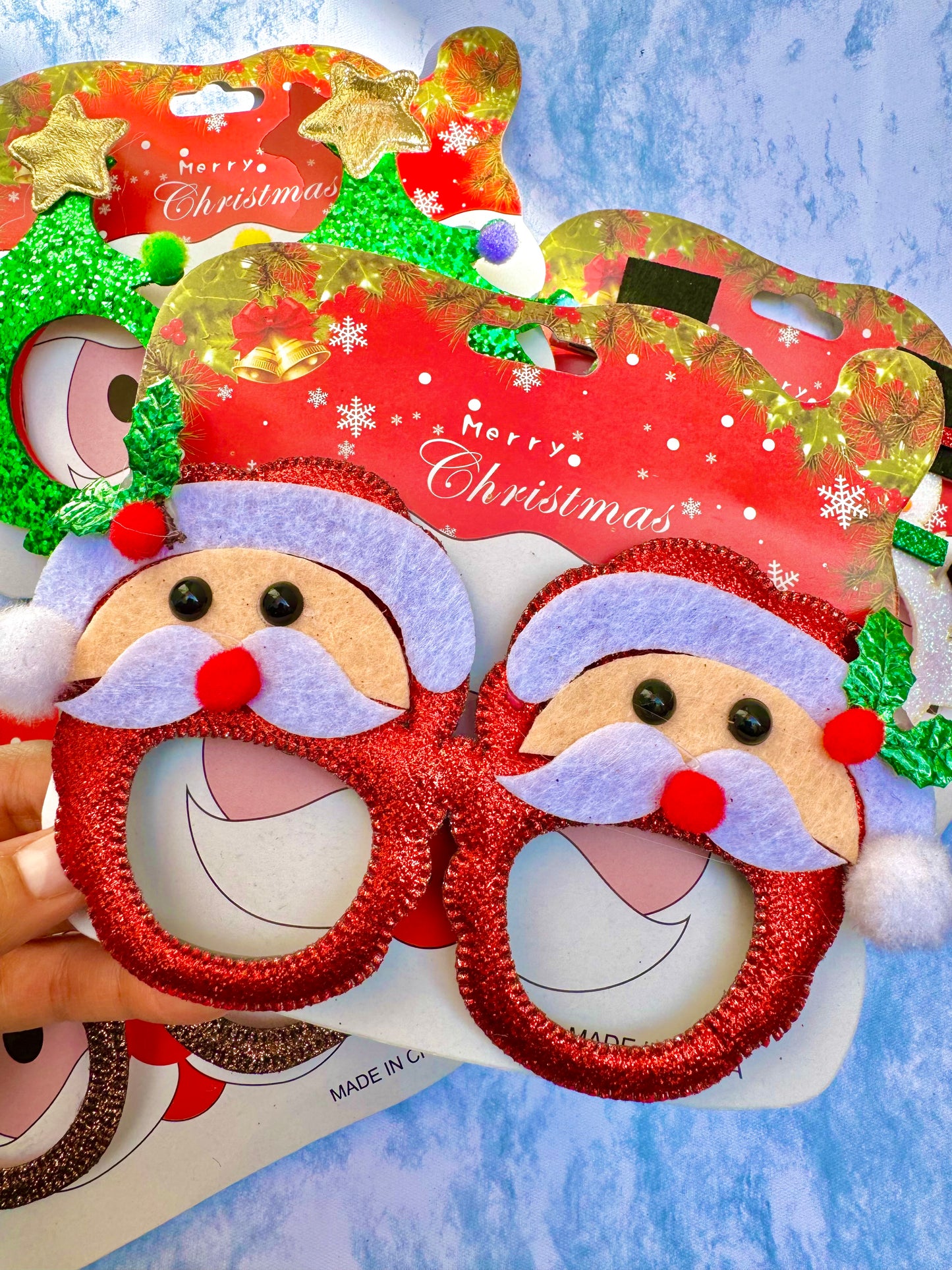 AC157S Lentes navideños santa Claus niño/adulto unitalla