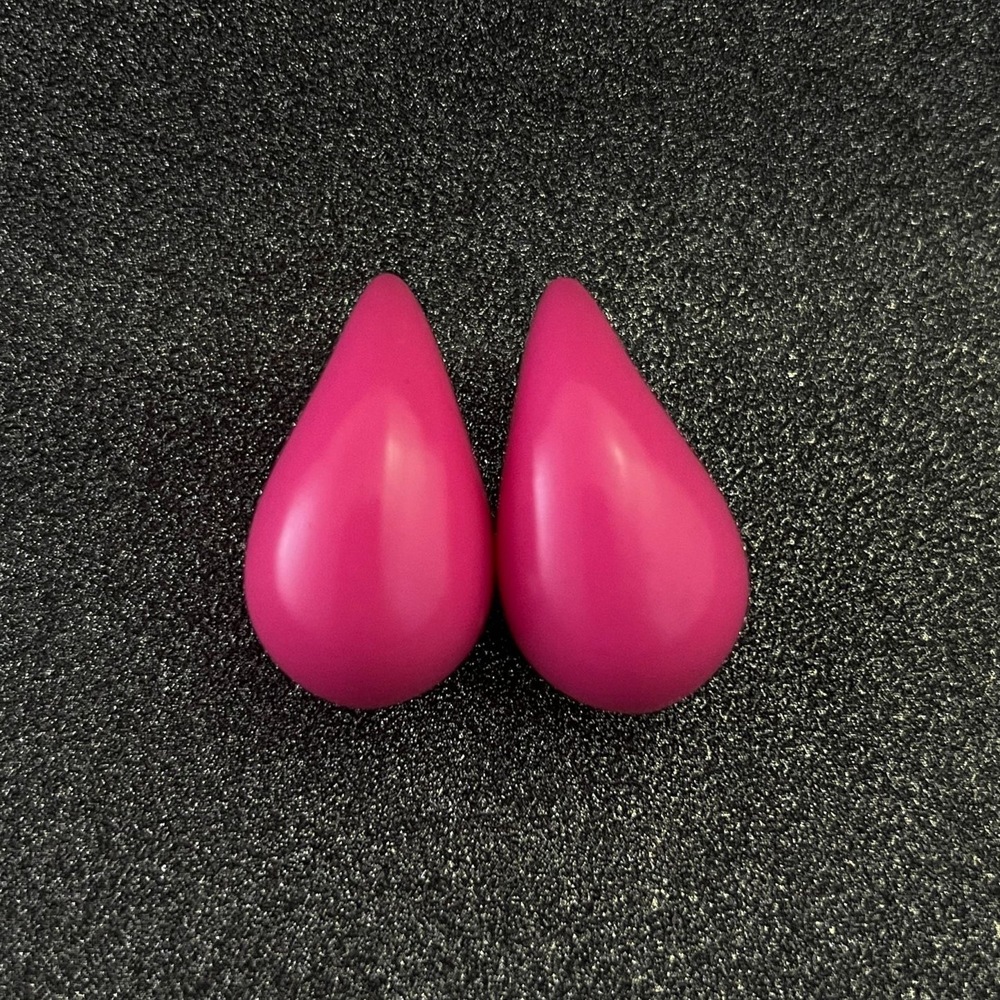 E3348 Aretes gota tipo bottega acrilico 4cm