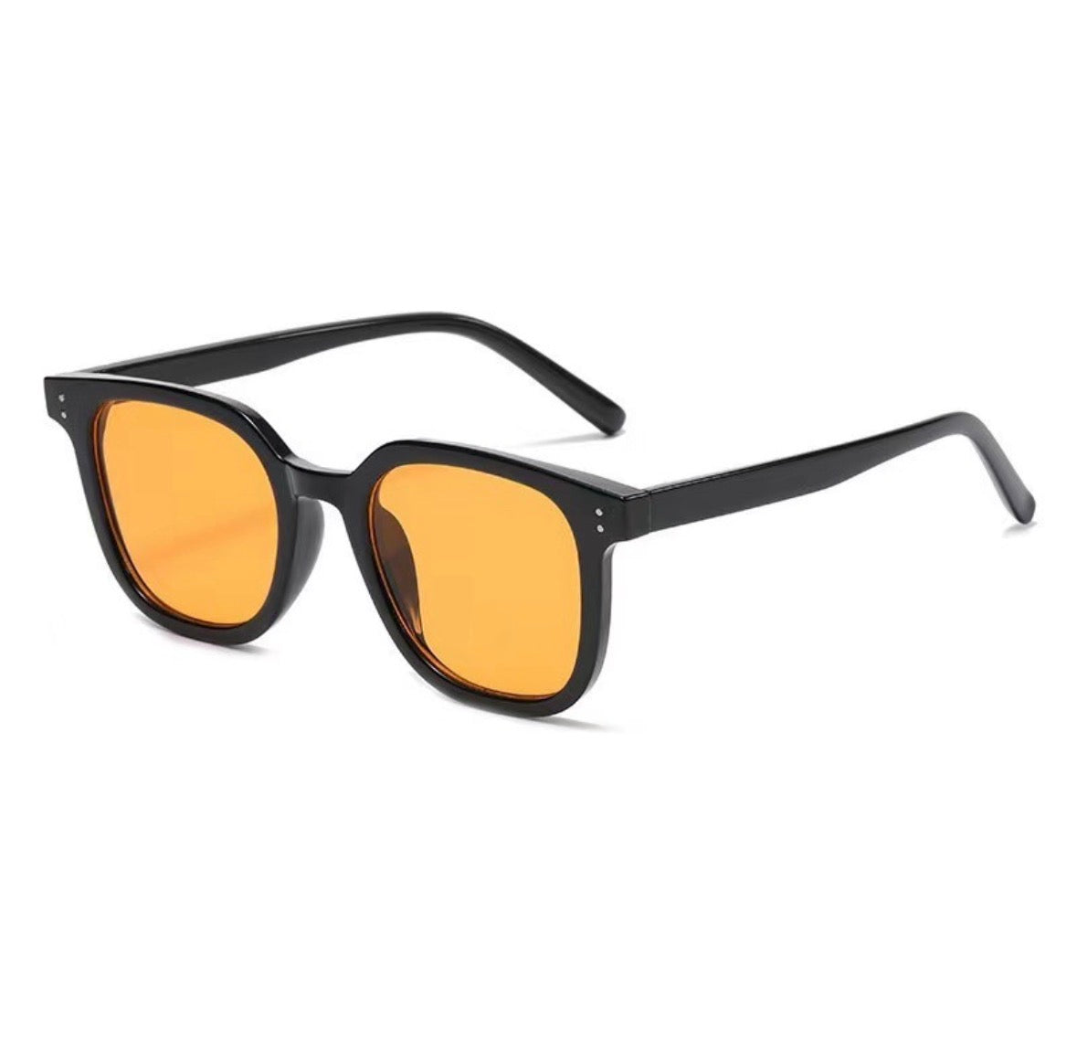 LENT 33 lentes de sol protección UV400 cuadrados naranja transparente
