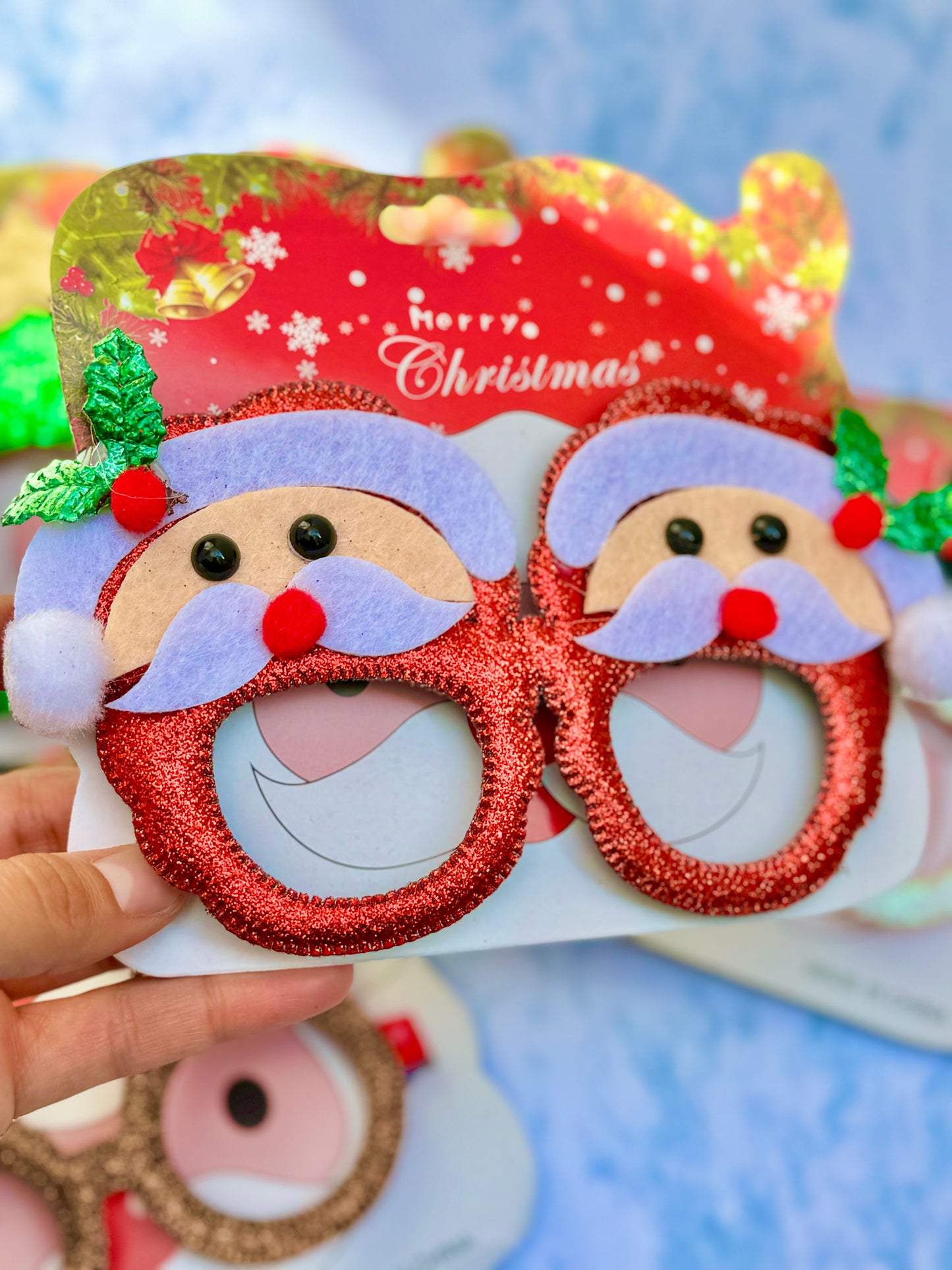 AC157S Lentes navideños santa Claus niño/adulto unitalla
