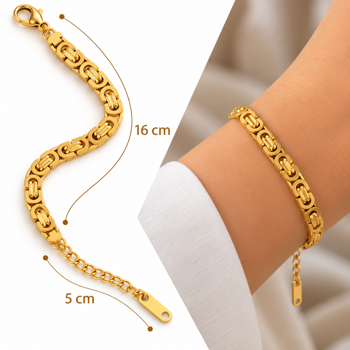 B549 Pulsera acero inoxidable 304