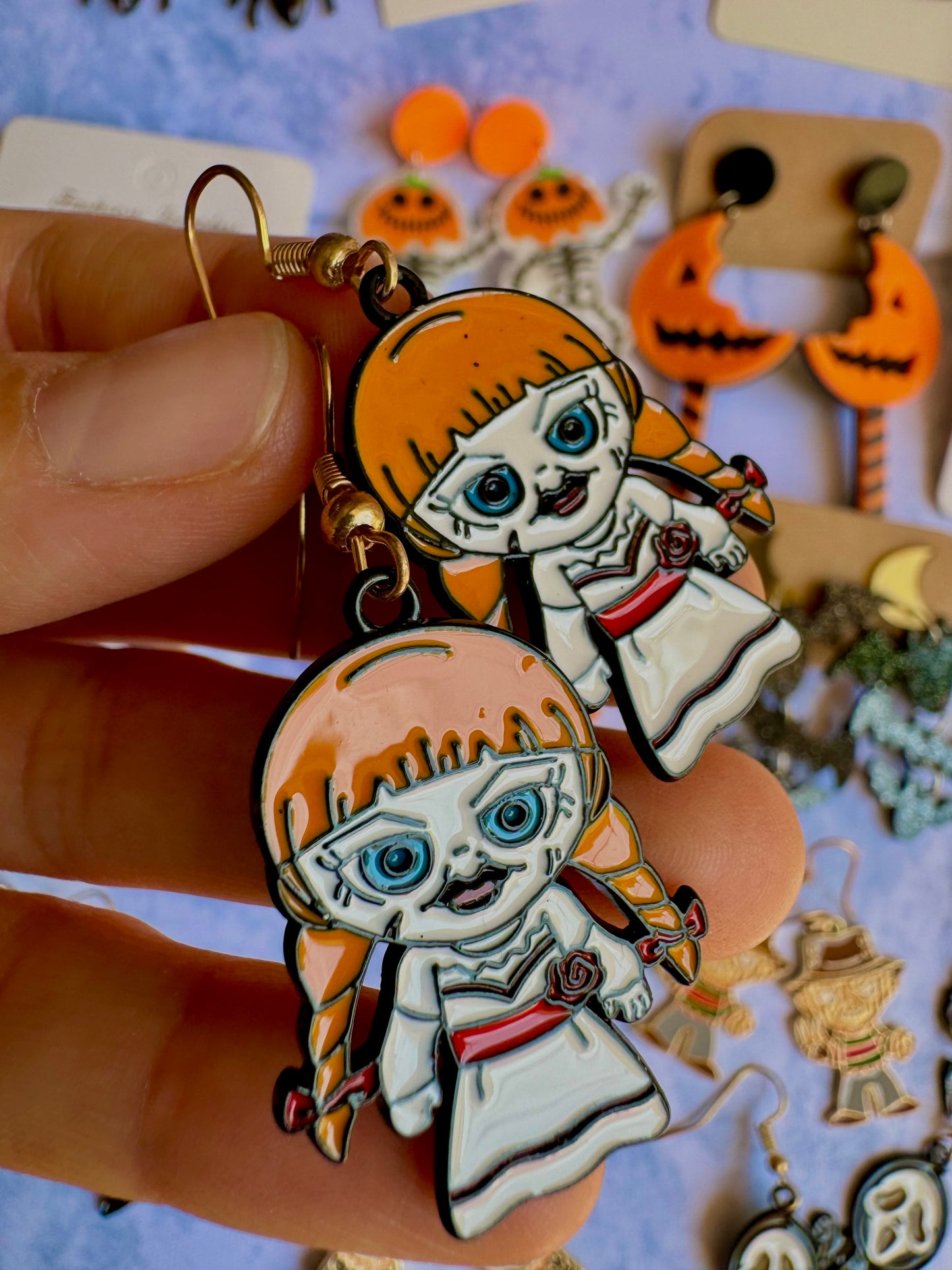JY33 Aretes Anabelle Halloween