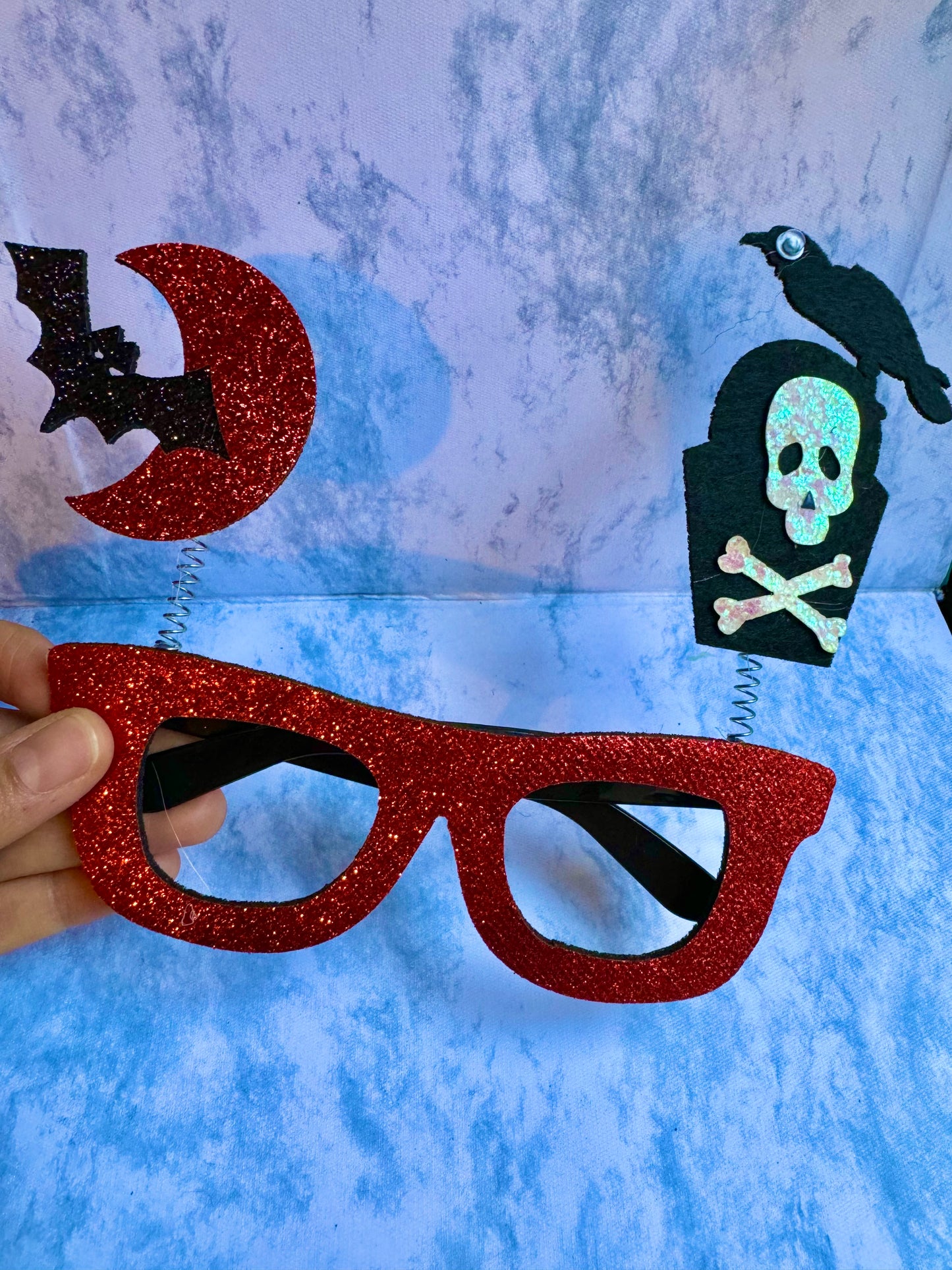 Paquete 5 piezas Lentes Halloween adulto/niño