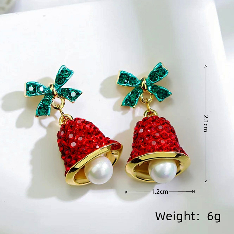 E4176 Artes campanas navideñas aleacion esmaltado 2cm