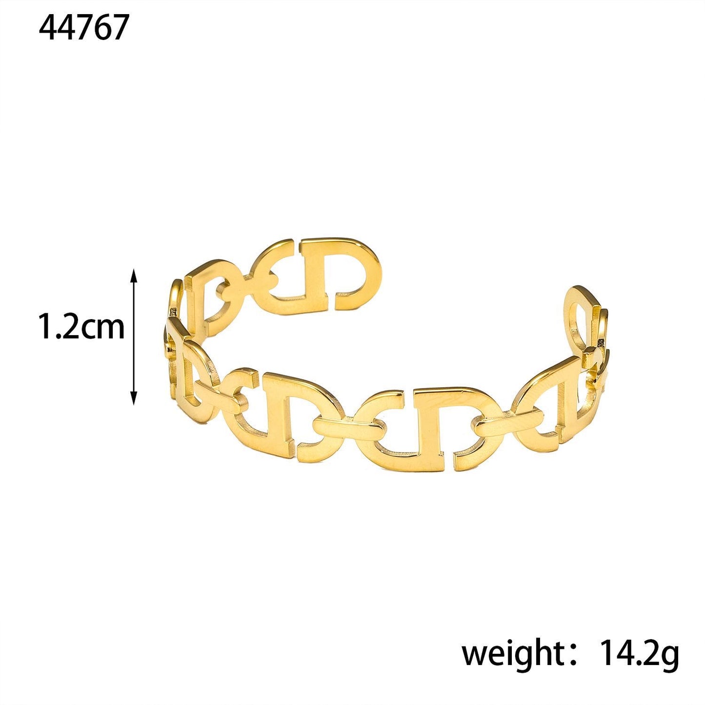 B198 Brazalete acero de titanio
