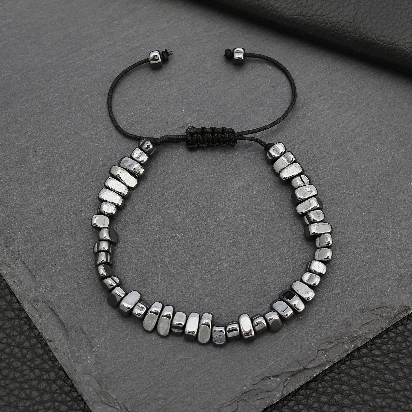 B326 Pulsera unisex acero inoxidable ajustable