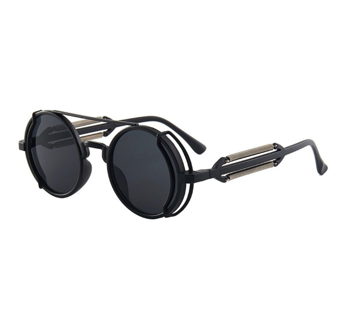 Lent32 gafas de sol steampunk doble redondas