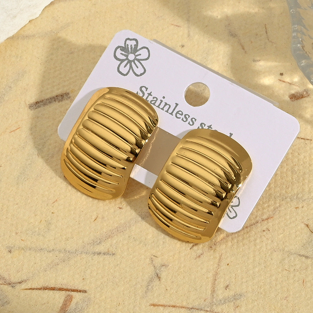 E5984 Aretes rectangulares globo acero inoxidable 3cm