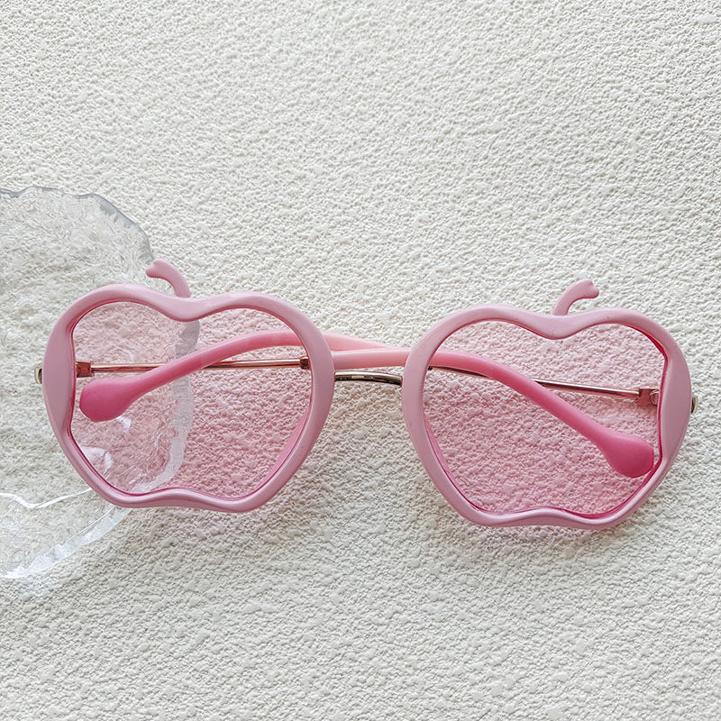 L171 Lentes para niña forma manzana iPhone