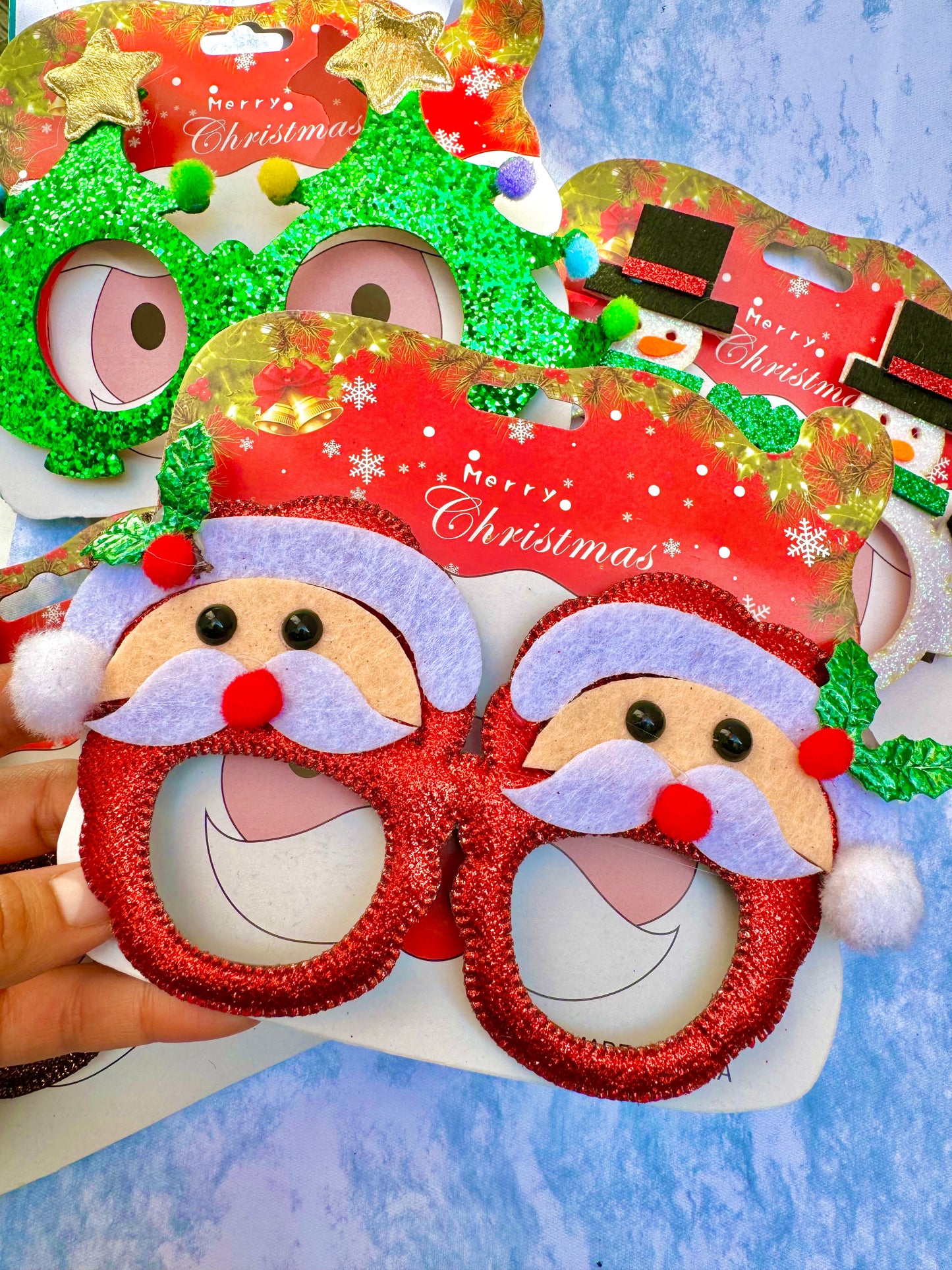 AC157S Lentes navideños santa Claus niño/adulto unitalla