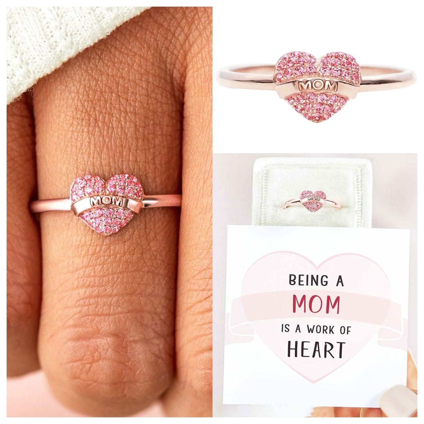 A118 Anillo mama dia madres aleacion ajustable