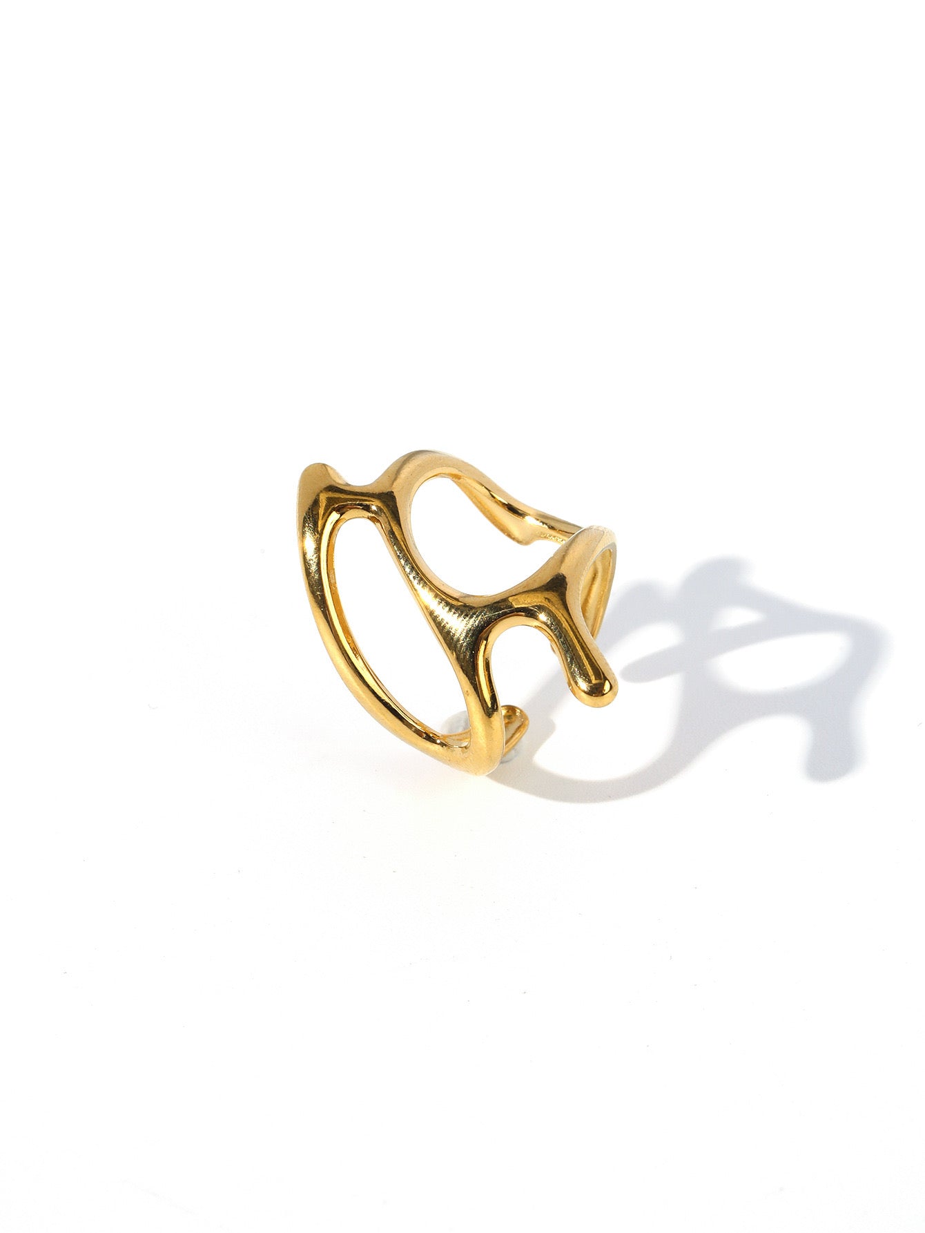 A128 Anillo acero inoxidable abierto