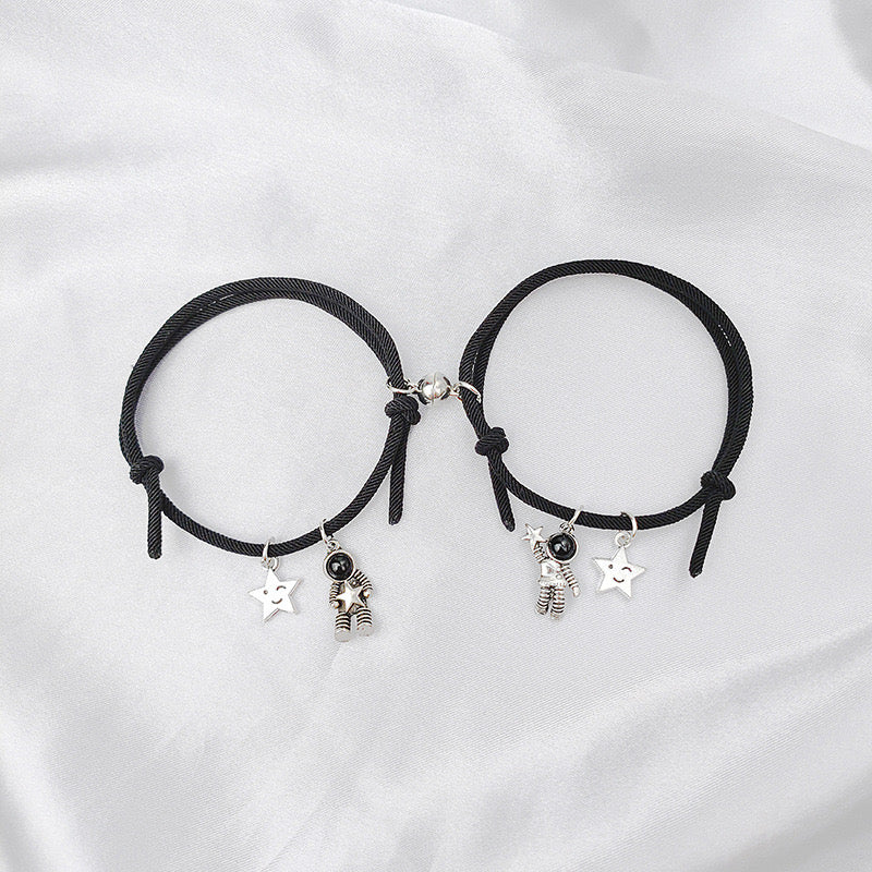 B431N Pulsera dúo astronauta pareja