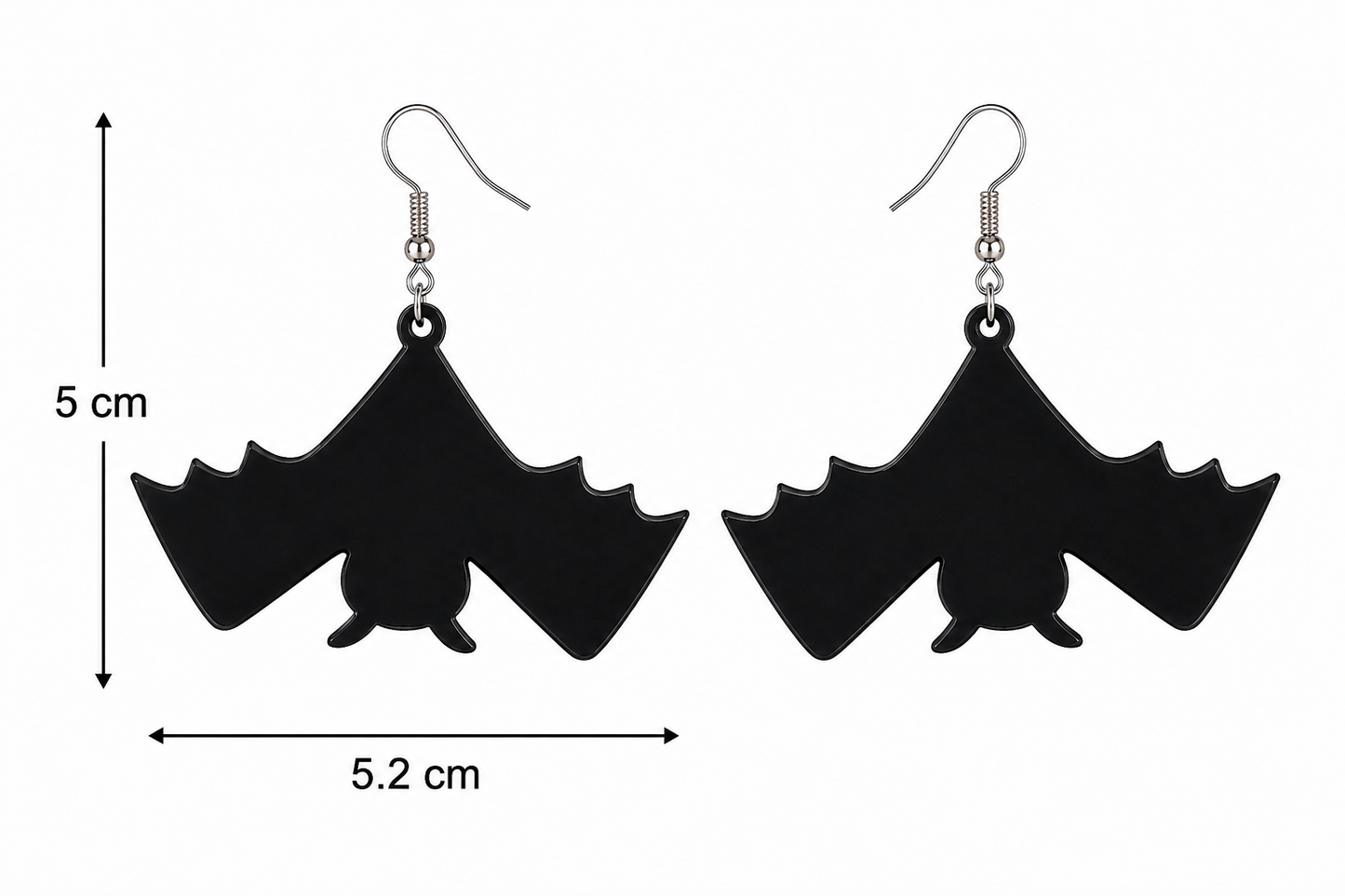 H10 Aretes murcielgo de aleacion