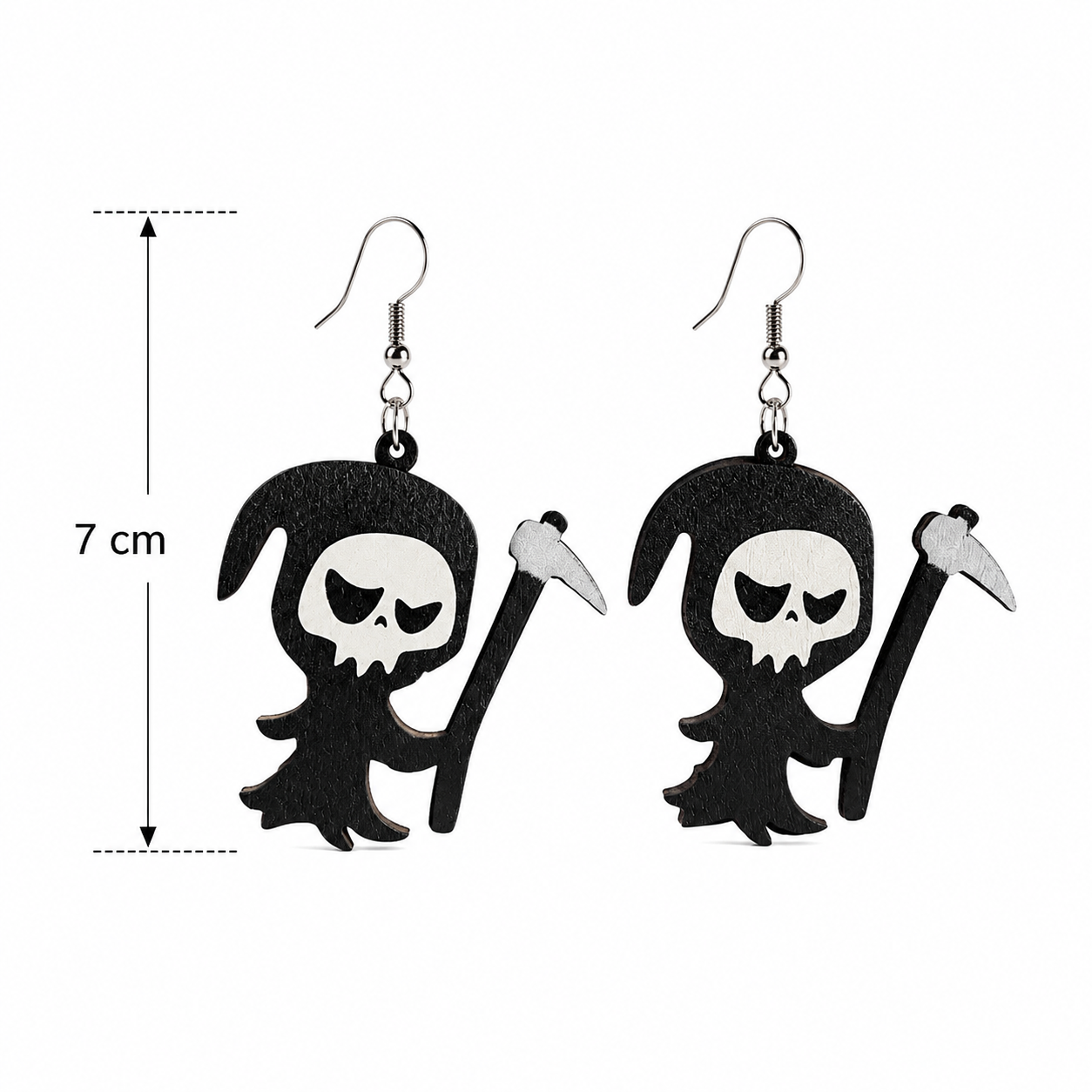 H82 Aretes esqueleto Halloween