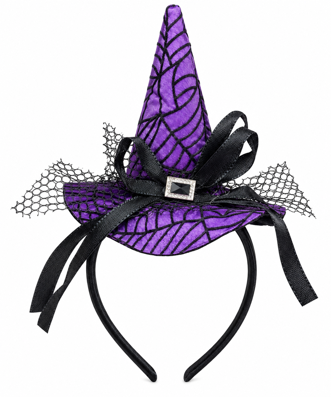 D003 Diadema Brujita Violeta hallowen