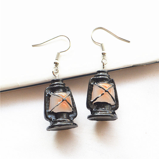 E4291 aretes lámpara Halloweenresina 2.3cm