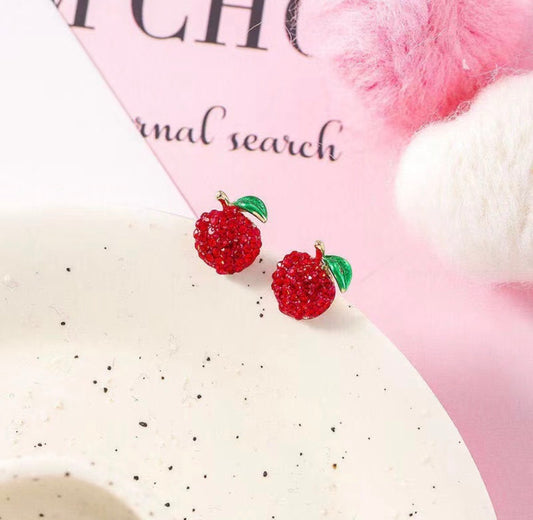 E5211 aretes manzana brillante aleacion 2