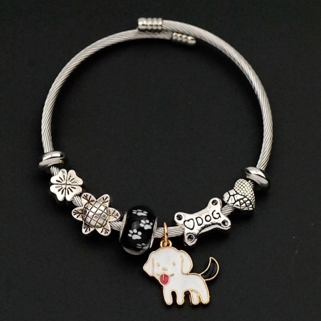 Brazalete Perro Acero Inoxidable Aleación B104