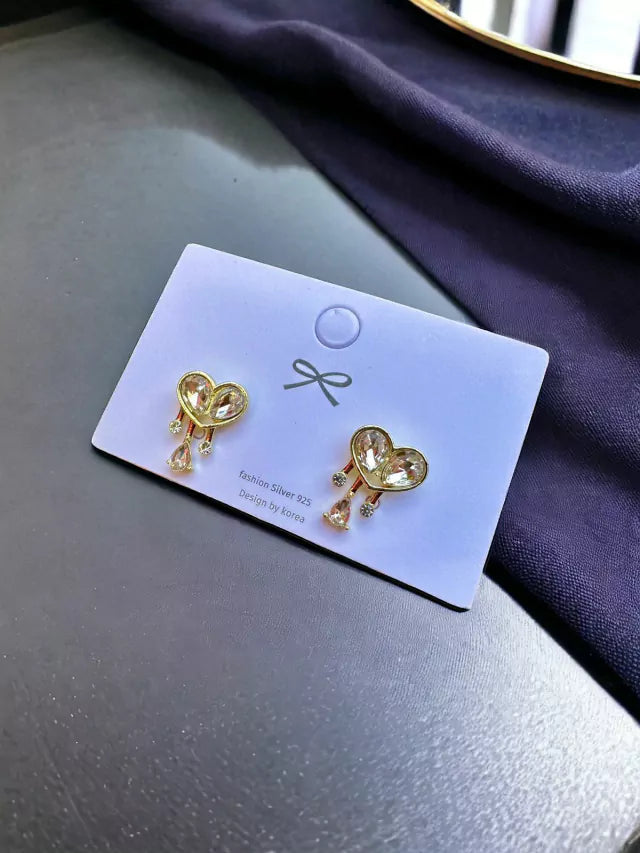 Aretes Corazón Aleación E1386