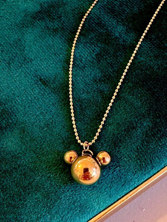 Collar Mickey Mouse Acero Titanio C173