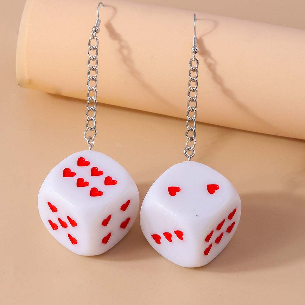 E3589 Aretes dados aleacion 10cm