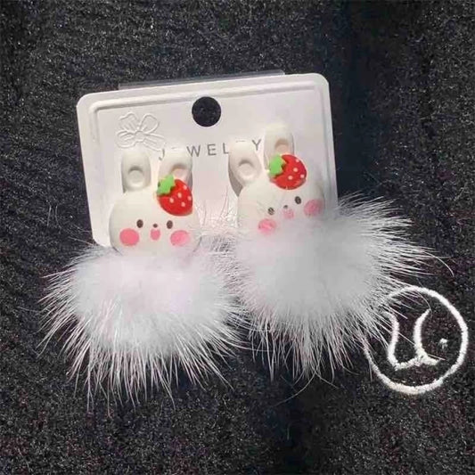 Aretes-E1136-Conejo-Pompon-Grande