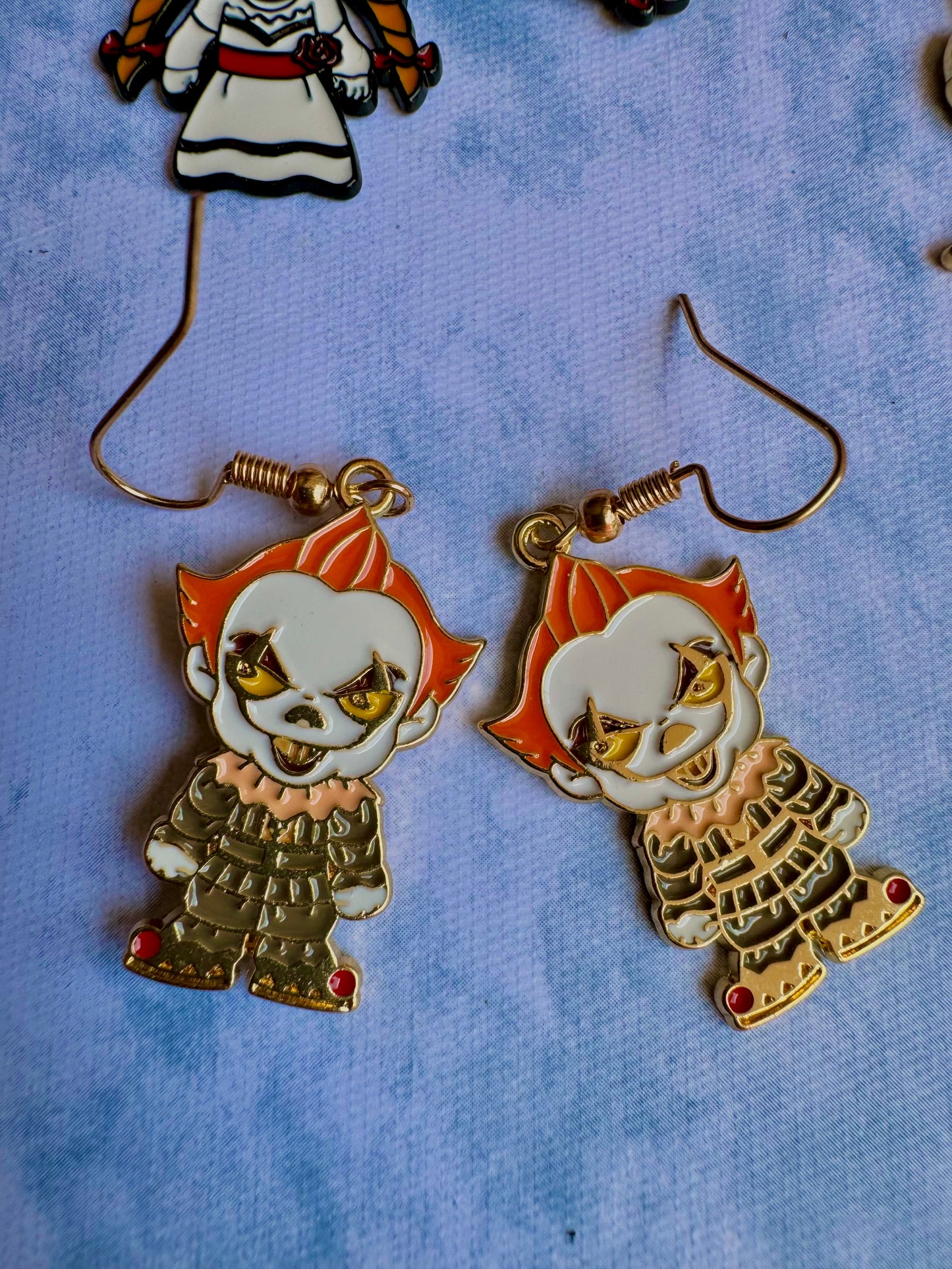 JY30 Aretes Payaso Eso It Halloween